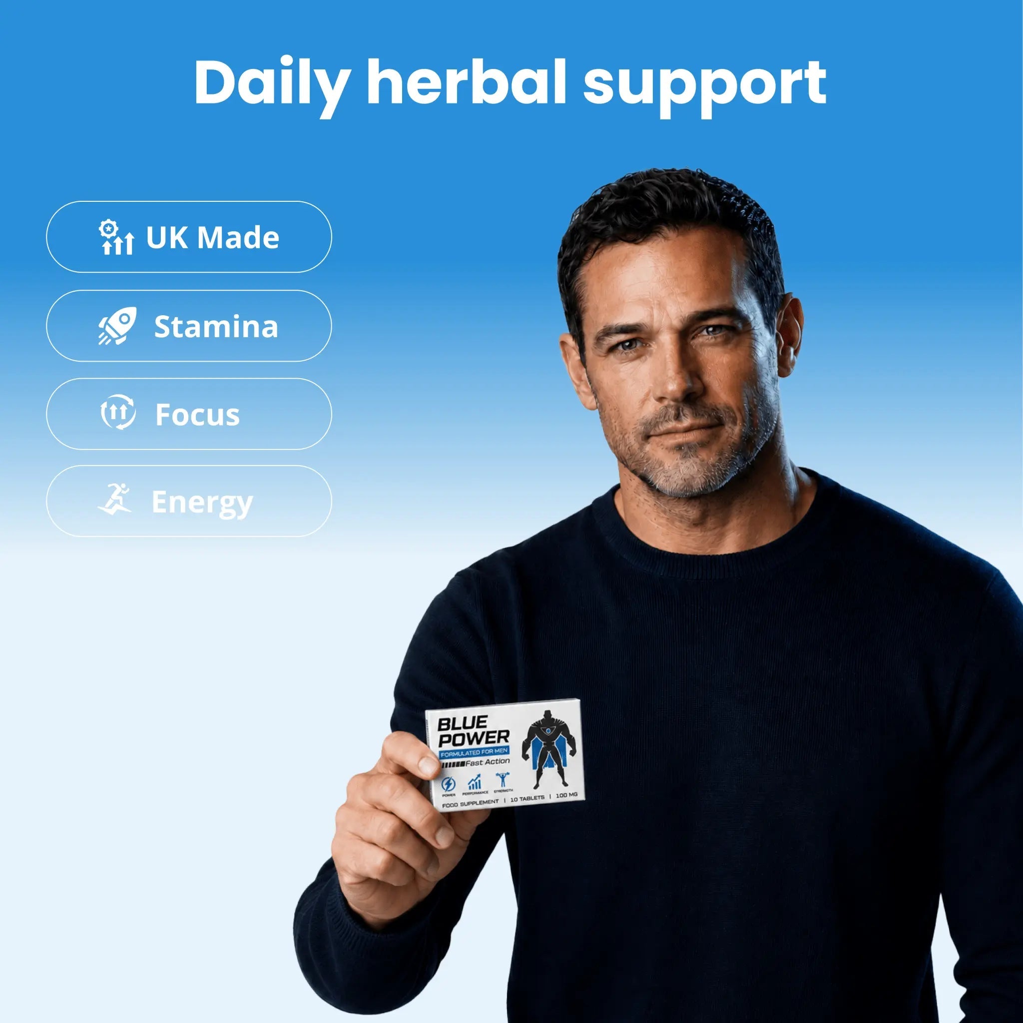 Blue Power — Men's Herbal Vitality Complex (20 Tablets)